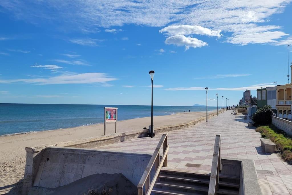 Beachfront House, Valencia, Wifi, Paddle Surf Board, Incredible Views ซูเอกา ภายนอก รูปภาพ